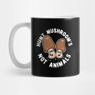 Hunt Mushroom's Not Animals Mug